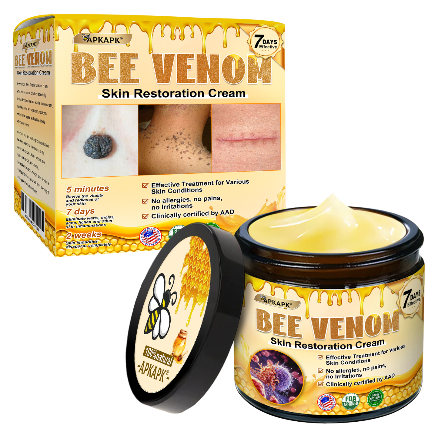 👨⚕️𝐌𝐚𝐝𝐞 𝐚𝐧𝐝 𝐬𝐡𝐢𝐩𝐩𝐞𝐝 𝐟𝐫𝐨𝐦 𝐔𝐒𝐀 ✨𝖠𝖯𝖪𝖠𝖯𝖪® 𝖡𝖾𝖾 𝗏𝖾𝗇𝗈𝗆 𝖲𝗄𝗂𝗇𝖱𝖾𝗌𝗍𝗈𝗋𝖺𝗍𝗂𝗈𝗇 𝖢𝗋𝖾𝖺𝗆