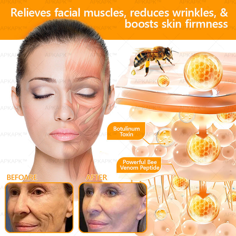 👨‍⚕️𝐌𝐇𝐑𝐀 Official Store Made and Shipped from USA ✨  APKAPK® Bee venom Comprehensive Cream with Collagen & Matrixyl 3000|Obesity🔥 Sagging Skin, Fine Lines, Loss of Firmness, Flat Bust, Drooping Hips, and More