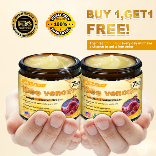 👨‍⚕️𝐌𝐇𝐑𝐀 Official Store Made and Shipped from USA ✨  APKAPK® Bee venom Comprehensive Cream with Collagen & Matrixyl 3000|Obesity🔥 Sagging Skin, Fine Lines, Loss of Firmness, Flat Bust, Drooping Hips, and More